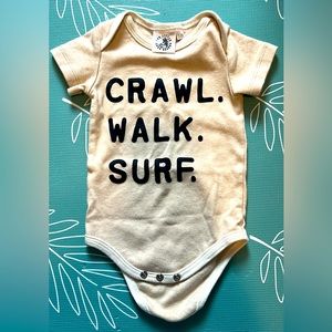 Little surfer dude onesie